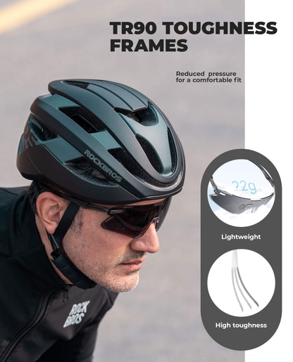 Photochromic Cycling Sunglasses | UV400 Protection, HD Curved Lens & Adjustable Fit for Golf, Hiking & Outdoor Sports