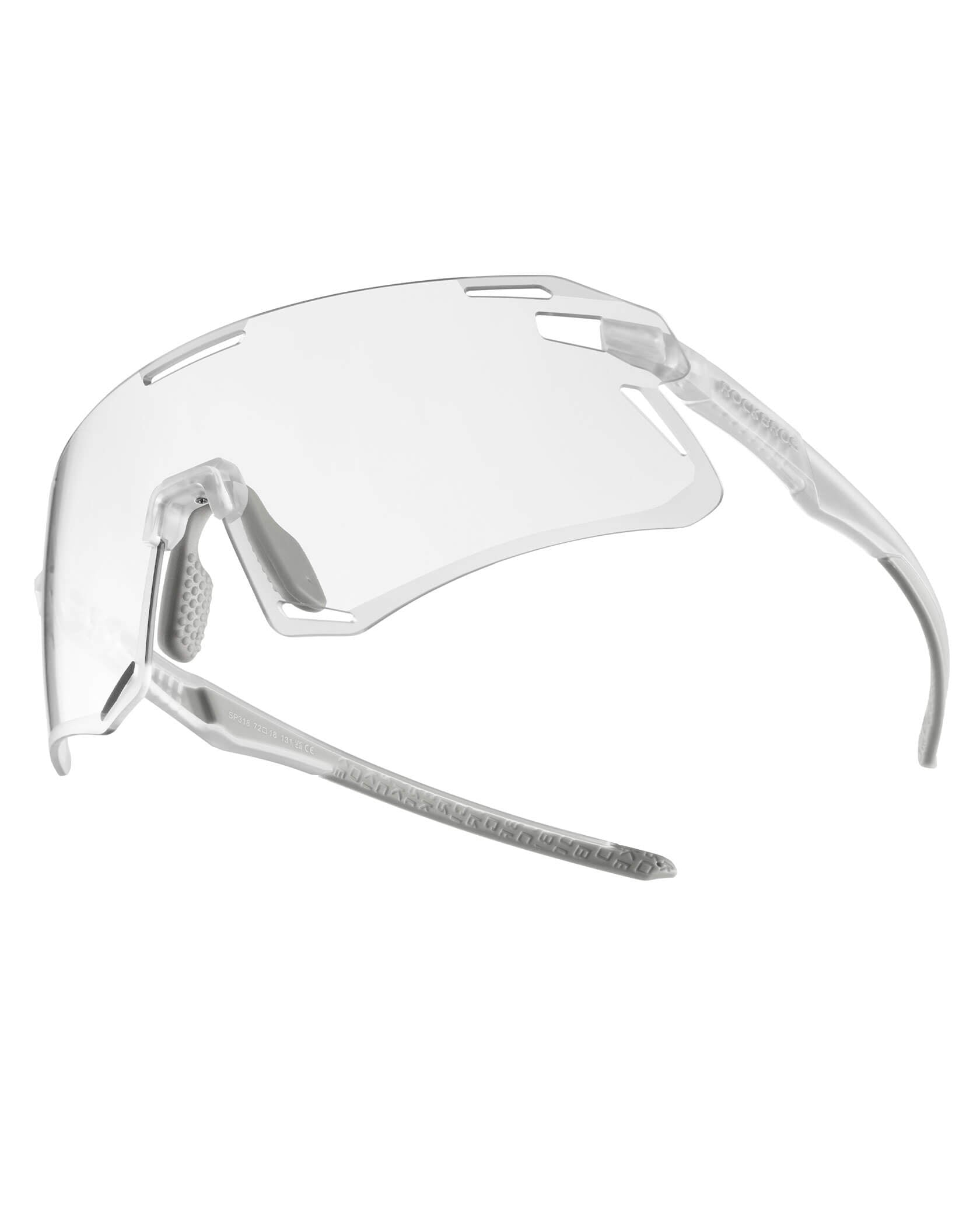 Photochromic Cycling Sunglasses | UV400 Protection, HD Curved Lens & Adjustable Fit for Golf, Hiking & Outdoor Sports