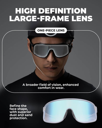 Cycling Sunglasses | Photochromic, UV400 Protection & Anti-Fog for Outdoor Sports