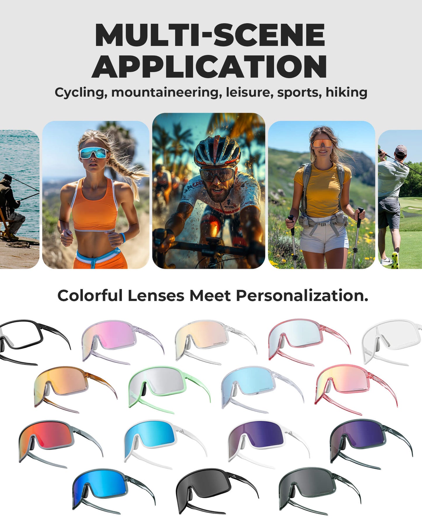 Cycling Sunglasses | Photochromic, UV400 Protection & Anti-Fog for Outdoor Sports