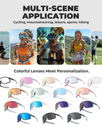 Cycling Sunglasses | Photochromic, UV400 Protection & Anti-Fog for Outdoor Sports