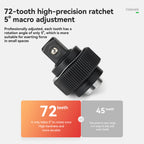 Adjustable Torque Wrench Set | 72-Tooth, 2-24 Nm Precision for Bicycle, Motorcycle & E-Scooter Maintenance