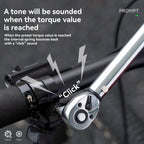 Adjustable Torque Wrench Set | 72-Tooth, 2-24 Nm Precision for Bicycle, Motorcycle & E-Scooter Maintenance