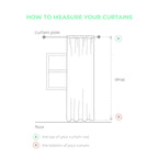 Thermal Insulated Blackout Linen Curtains | 100% Light Blocking & Heat Isolation for Winter and Summer Use