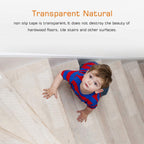 Non Slip Stair Treads with Adhesive - Anti Slip Tread Covers for Safe Indoor Steps & Stairs Protection