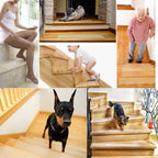 Non Slip Stair Treads with Adhesive - Anti Slip Tread Covers for Safe Indoor Steps & Stairs Protection