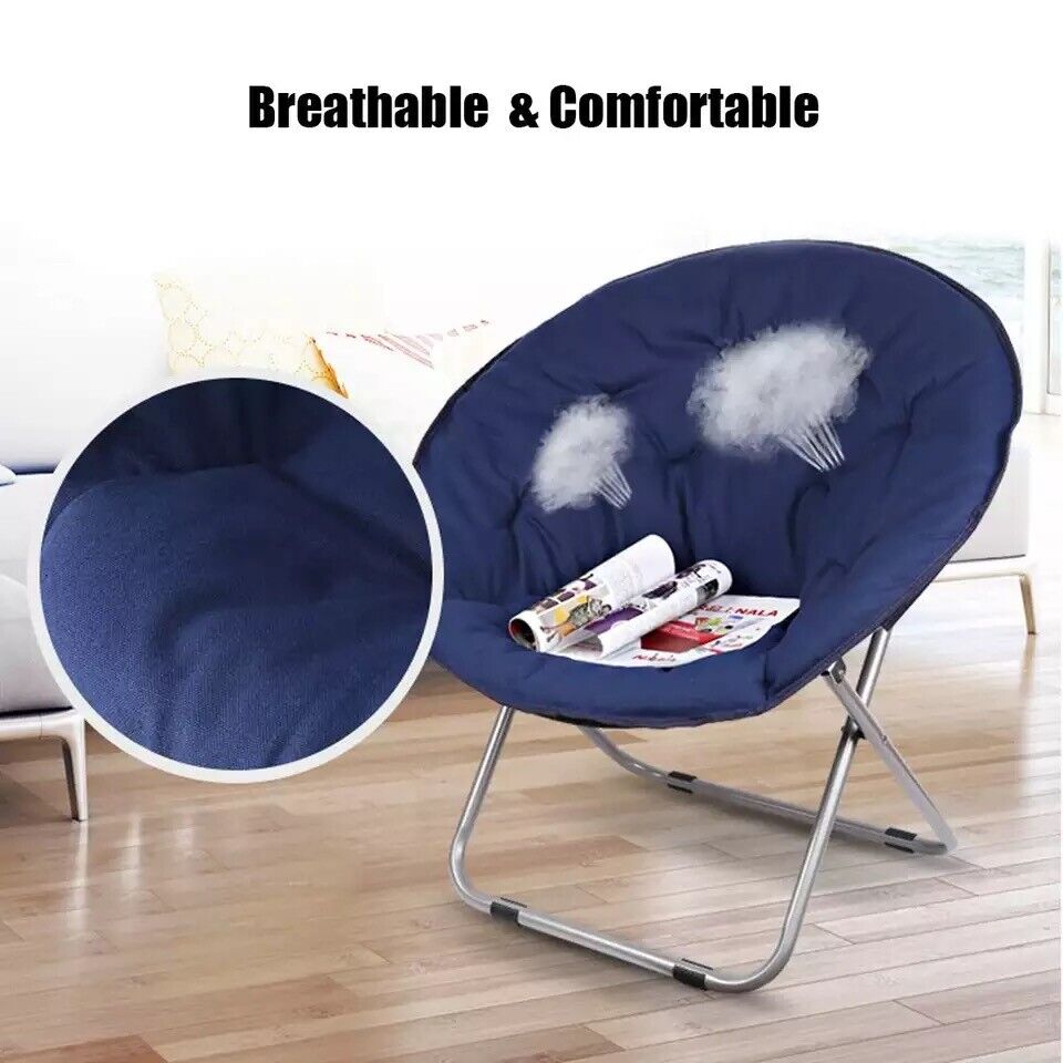 Padded Folding Camping Chair | Lightweight, Durable & Space-Saving for Outdoor Festivals and Garden Use