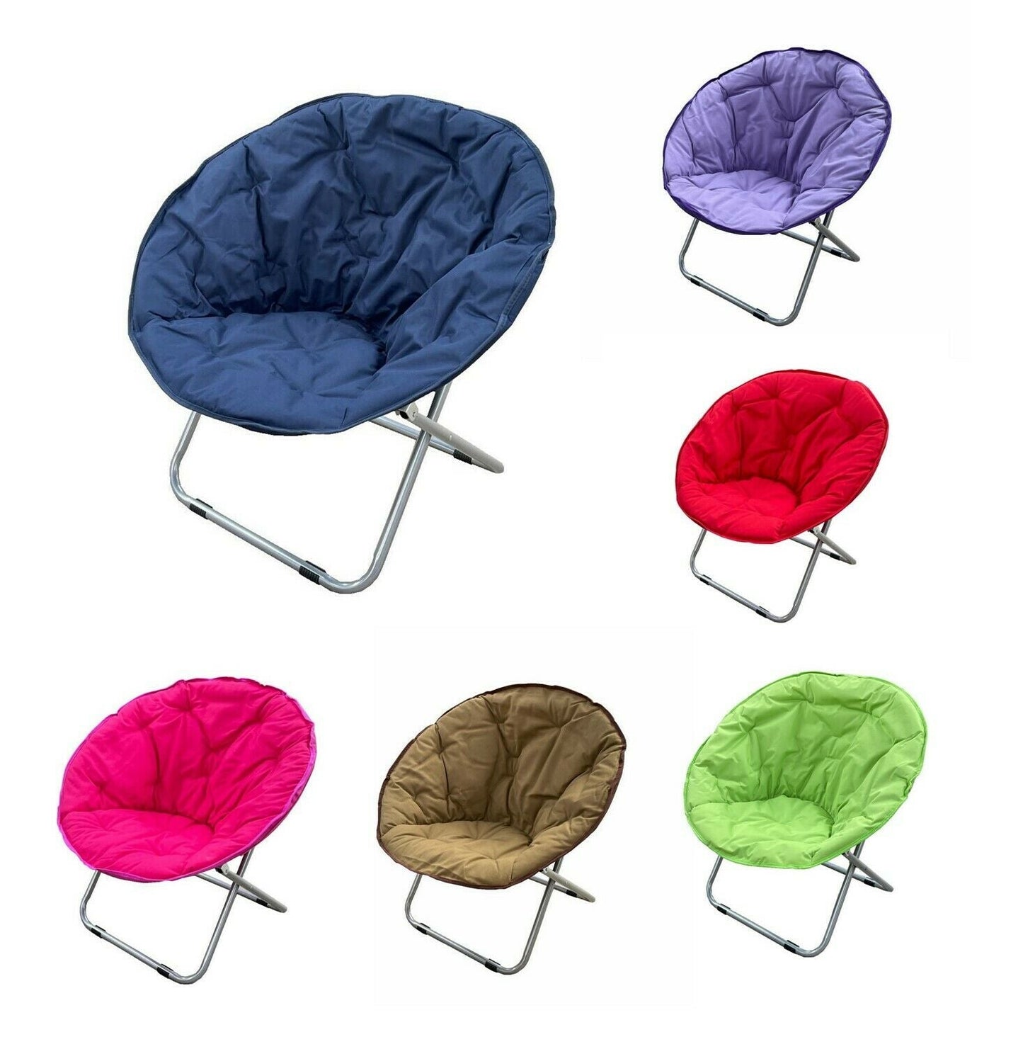 Padded Folding Camping Chair | Lightweight, Durable & Space-Saving for Outdoor Festivals and Garden Use