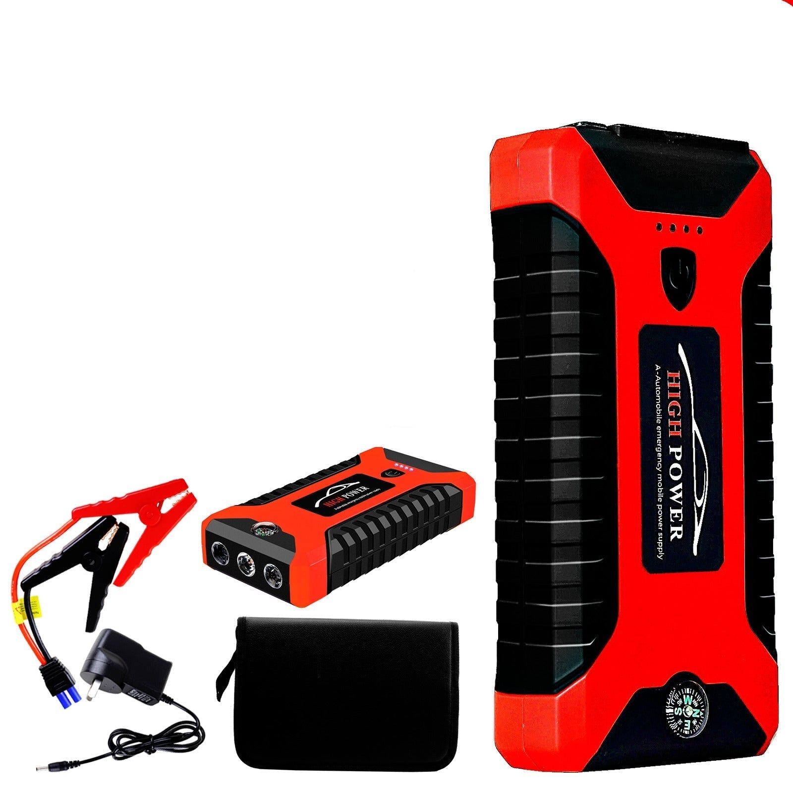 99800mAh Portable Car Jump Starter | Waterproof, Fast Charging & Ideal for 12V Vehicles and Outdoor Use