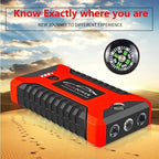99800mAh Portable Car Jump Starter | Waterproof, Fast Charging & Ideal for 12V Vehicles and Outdoor Use