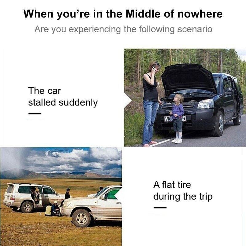 99800mAh Portable Car Jump Starter | Waterproof, Fast Charging & Ideal for 12V Vehicles and Outdoor Use