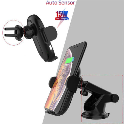 3 in 1 Wireless Car Fast Charger - Auto-Precise Alignment with intelligente sensors