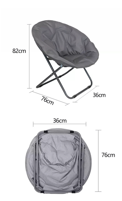 Padded Folding Camping Chair | Lightweight, Durable & Space-Saving for Outdoor Festivals and Garden Use