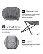 Padded Folding Camping Chair | Lightweight, Durable & Space-Saving for Outdoor Festivals and Garden Use