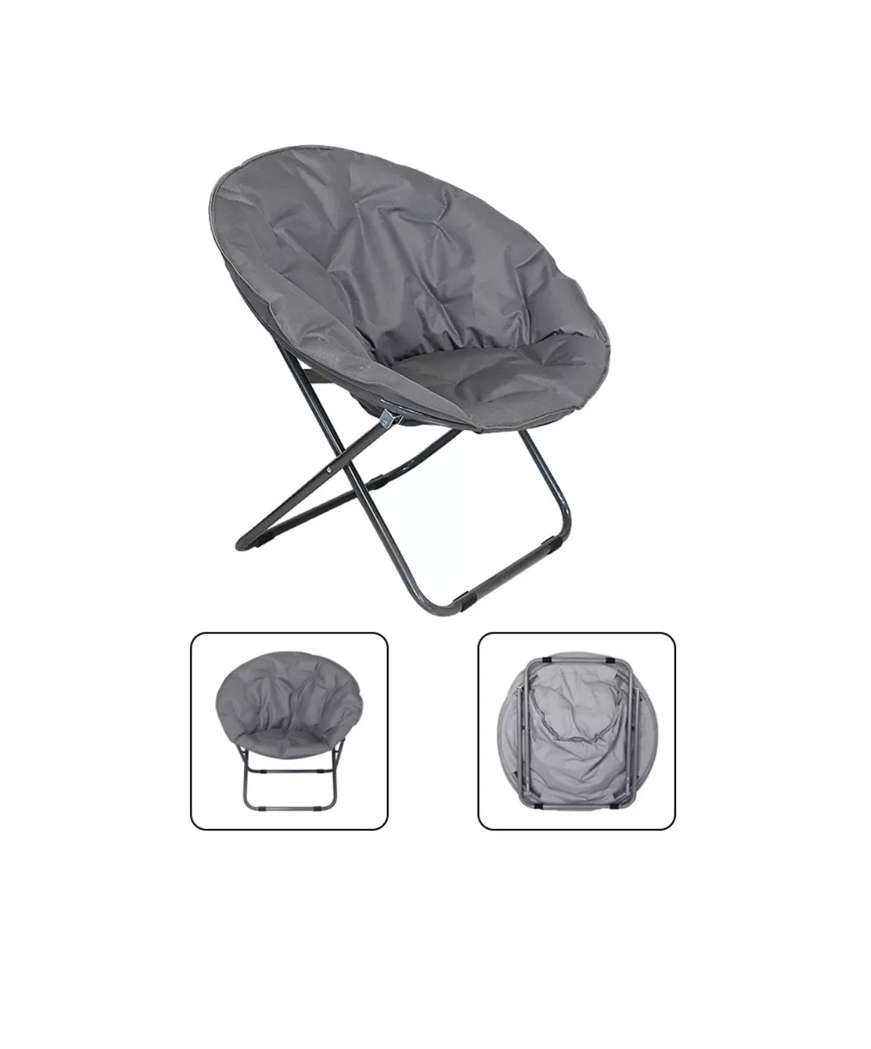 Padded Folding Camping Chair | Lightweight, Durable & Space-Saving for Outdoor Festivals and Garden Use