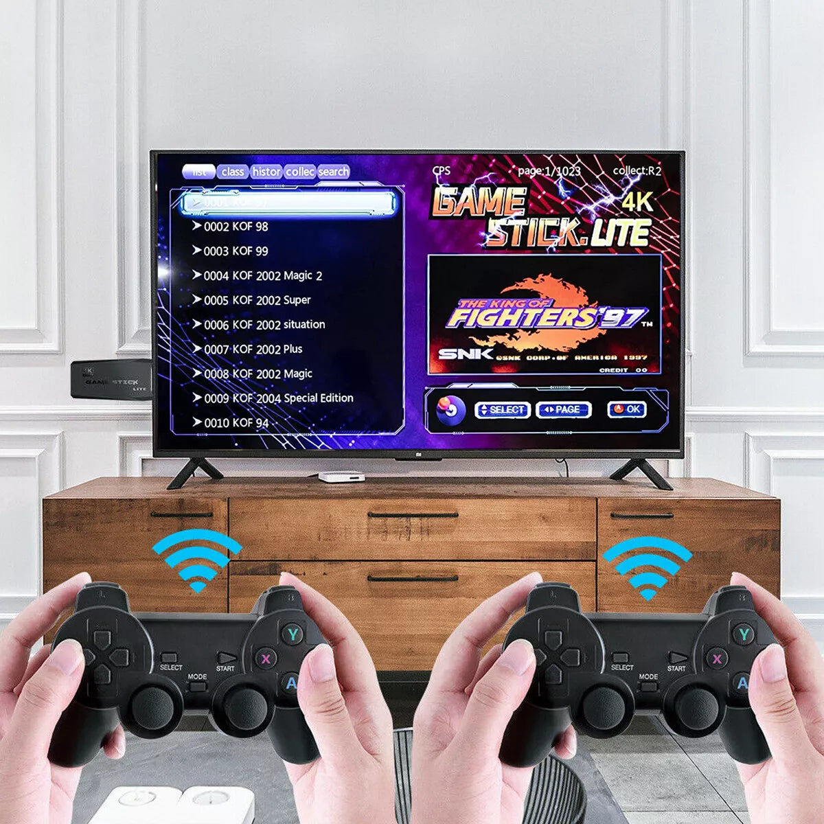 Retro Wireless TV Games Console | 20,000+ Built-In Games, 4K HDMI Output & Wireless Controllers for Family Fun