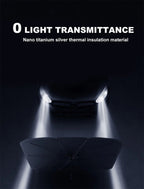 Foldable Car Windshield Sunshade | UV & Heat Protection with Umbrella-Style Design for Cars, SUVs & Trucks