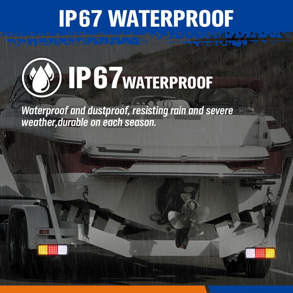 75 LED Tail Lights | Waterproof, Energy-Efficient & Universal for Utes, Trailers, Trucks, Caravans & Boats
