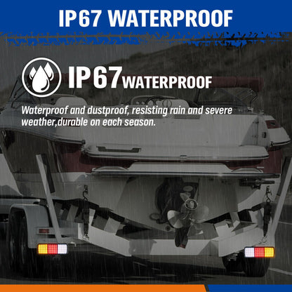 75 LED Tail Lights | Waterproof, Energy-Efficient & Universal for Utes, Trailers, Trucks, Caravans & Boats