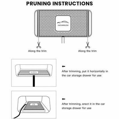 Car Wireless Fast Charging Pad | 15W Fast Charging, Non-Slip Design & Compatible with Most Smartphones for Car, Home & Office Use