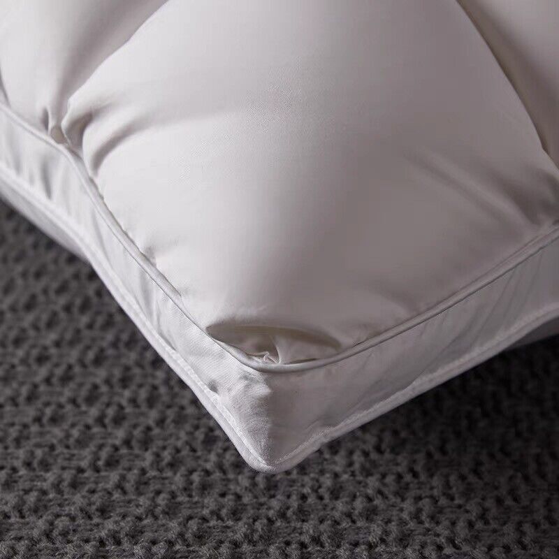 Goose Down Feather Pillow | Soft, Supportive & Ideal for Neck Pain Relief and Comfortable Sleep