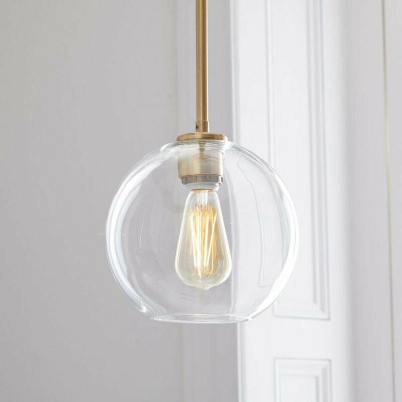 Broadway Pendant Light Fixture - Modern Industrial Hanging Lamp for Kitchen Island & Dining Room