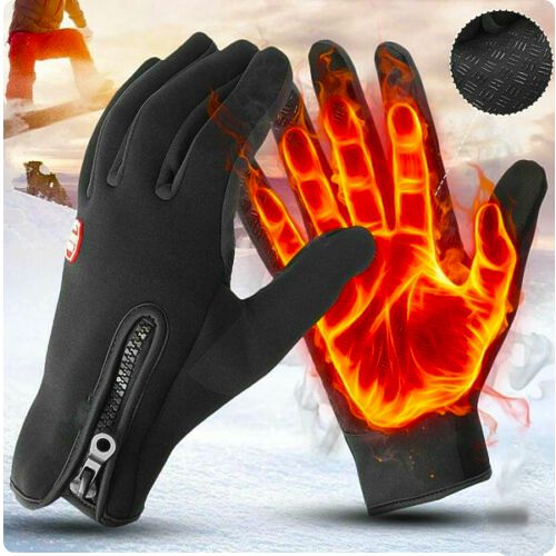 Electric Heated Gloves for Men & Women, Waterproof, Rechargeable, Winter Cycling & Skiing Gear