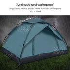 3 Seconds Instant Pop Up Tent | Waterproof, Easy Setup & Spacious for Camping Adventures