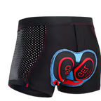 Seamless Padded Bike Short -Blue - Ozerty