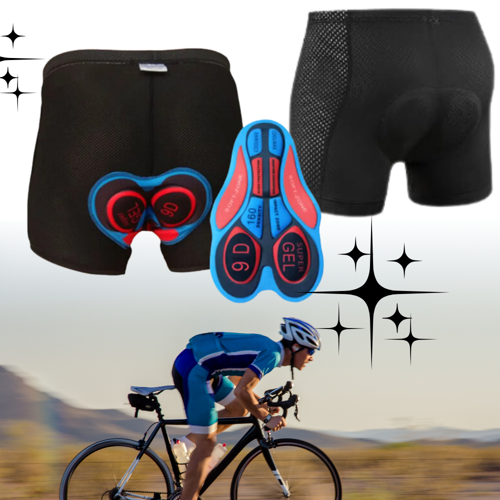 Men's Padded Bike Shorts – Seamless Cycling Underwear for Comfort & Performance