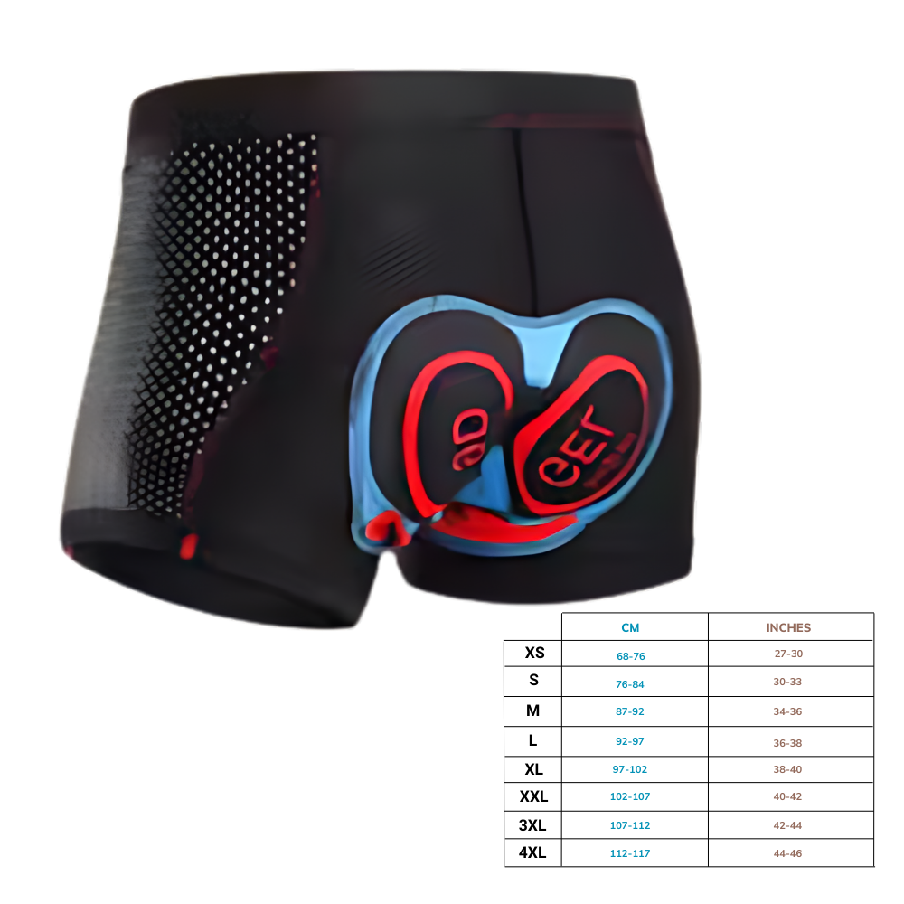 Men's Padded Bike Shorts – Seamless Cycling Underwear for Comfort & Performance