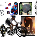 Men's Padded Bike Shorts – Seamless Cycling Underwear for Comfort & Performance