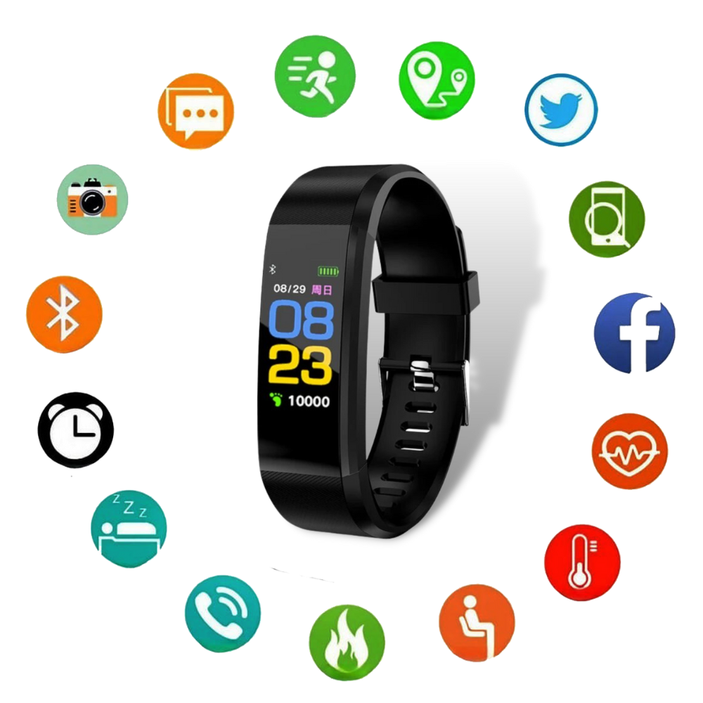 Smartwatch for Seniors | Heart Rate and Step Tracker | Wrist Watch for Elderly – Health Monitoring