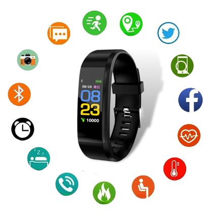 Smartwatch for Seniors | Heart Rate and Step Tracker | Wrist Watch for Elderly – Health Monitoring