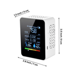 CO2 Carbon Dioxide Monitor - Air Quality Detector for Home, Office, and Indoor Spaces