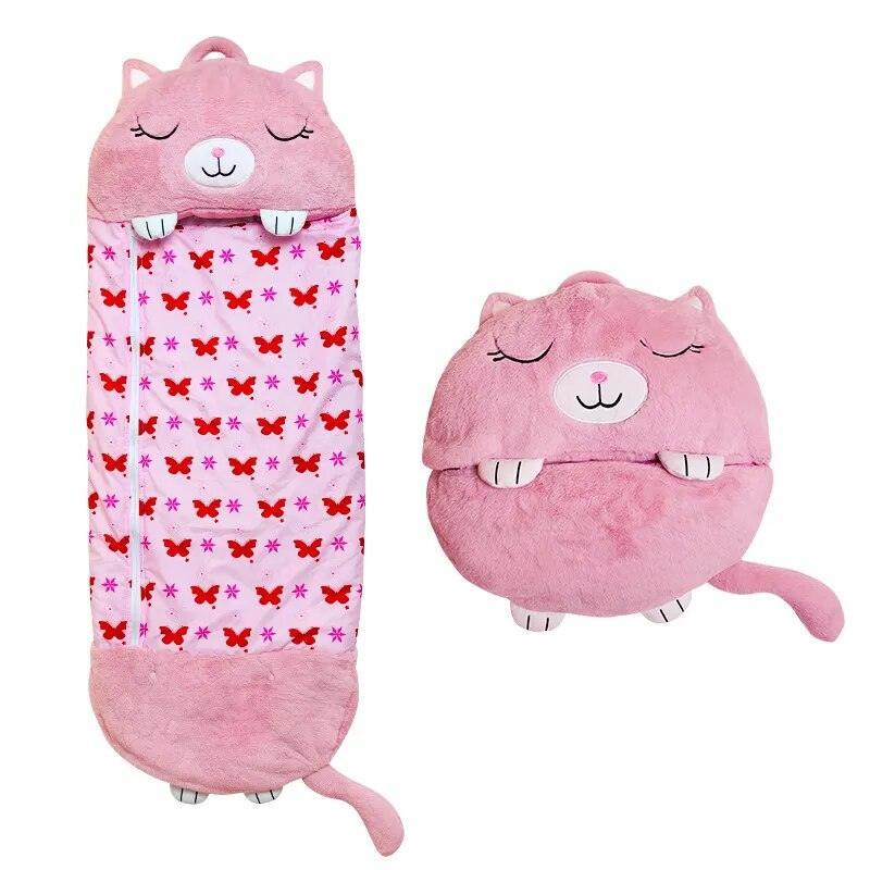 2-in-1 Plush Sleeping Bag | Soft, Cozy & Ideal for Kids Sleepovers and Movie Nights
