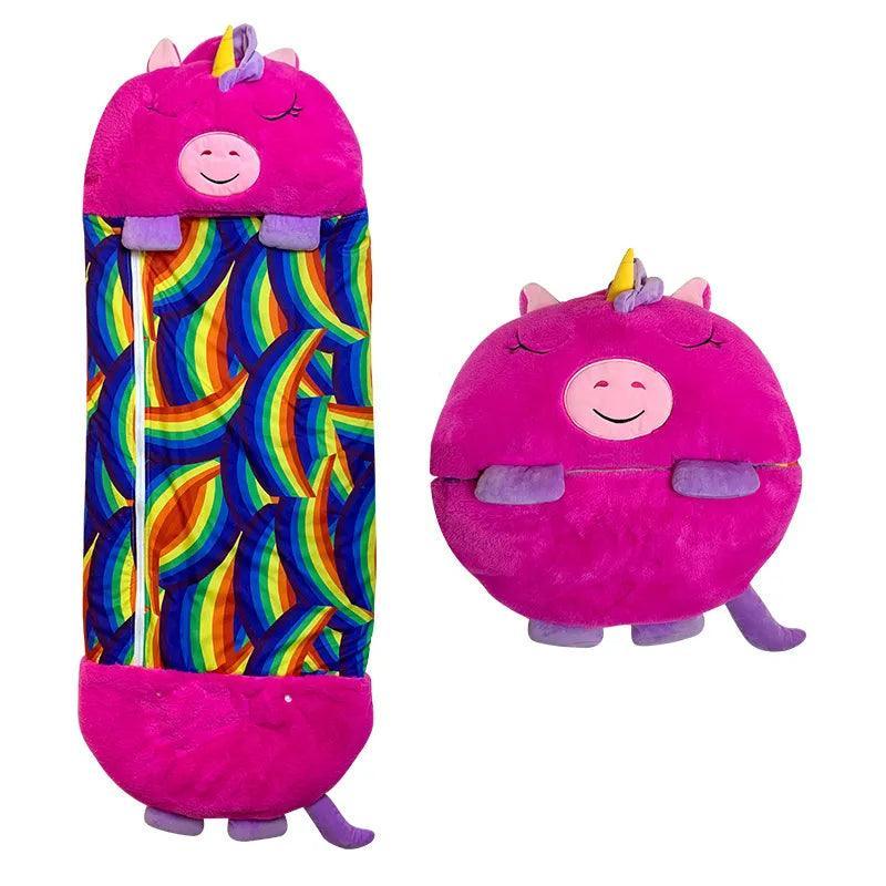 2-in-1 Plush Sleeping Bag | Soft, Cozy & Ideal for Kids Sleepovers and Movie Nights