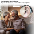 Bluetooth Hearing Aids | Rechargeable, Noise Reducing & Comfortable for Clear Hearing Anywhere