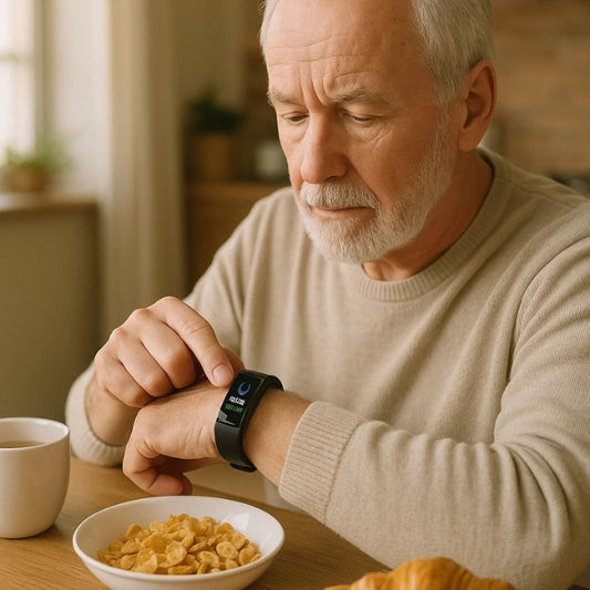 Smartwatch for Seniors | Heart Rate and Step Tracker | Wrist Watch for Elderly – Health Monitoring