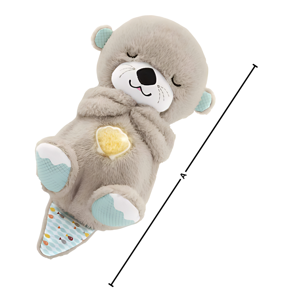Baby Sleeping Otter Plush – Calming Snuggle Toy for Relaxation and Comfort