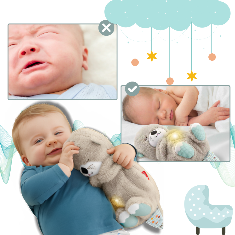 Baby Sleeping Otter Plush – Calming Snuggle Toy for Relaxation and Comfort