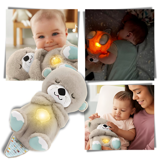 Baby Sleeping Otter Plush – Calming Snuggle Toy for Relaxation and Comfort