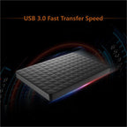 10TB Portable Hard Drive | Ultra-Thin, USB 3.0 Connection & Lightweight Design for Travel and Work