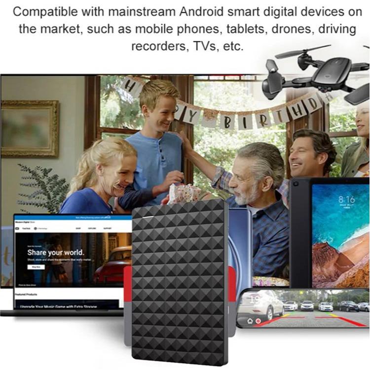 10TB Portable Hard Drive | Ultra-Thin, USB 3.0 Connection & Lightweight Design for Travel and Work