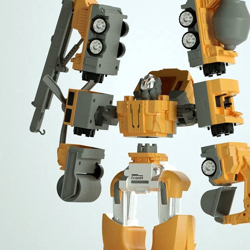 Magnetic Transform Engineering Car Toy | Safe ABS, Easy Assembly & Educational STEM Fun for Kids Aged 2 and Above