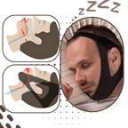 Universal Sleep Apnea Device | Comfortable Neoprene Jaw Strap for Instant Snoring Relief and Improved Sleep Quality