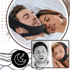 Universal Sleep Apnea Device | Comfortable Neoprene Jaw Strap for Instant Snoring Relief and Improved Sleep Quality