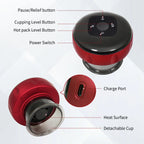Electric Vacuum Cupping Massager | Portable, Rechargeable & Ideal for Deep Muscle Relief at Home or On-the-Go