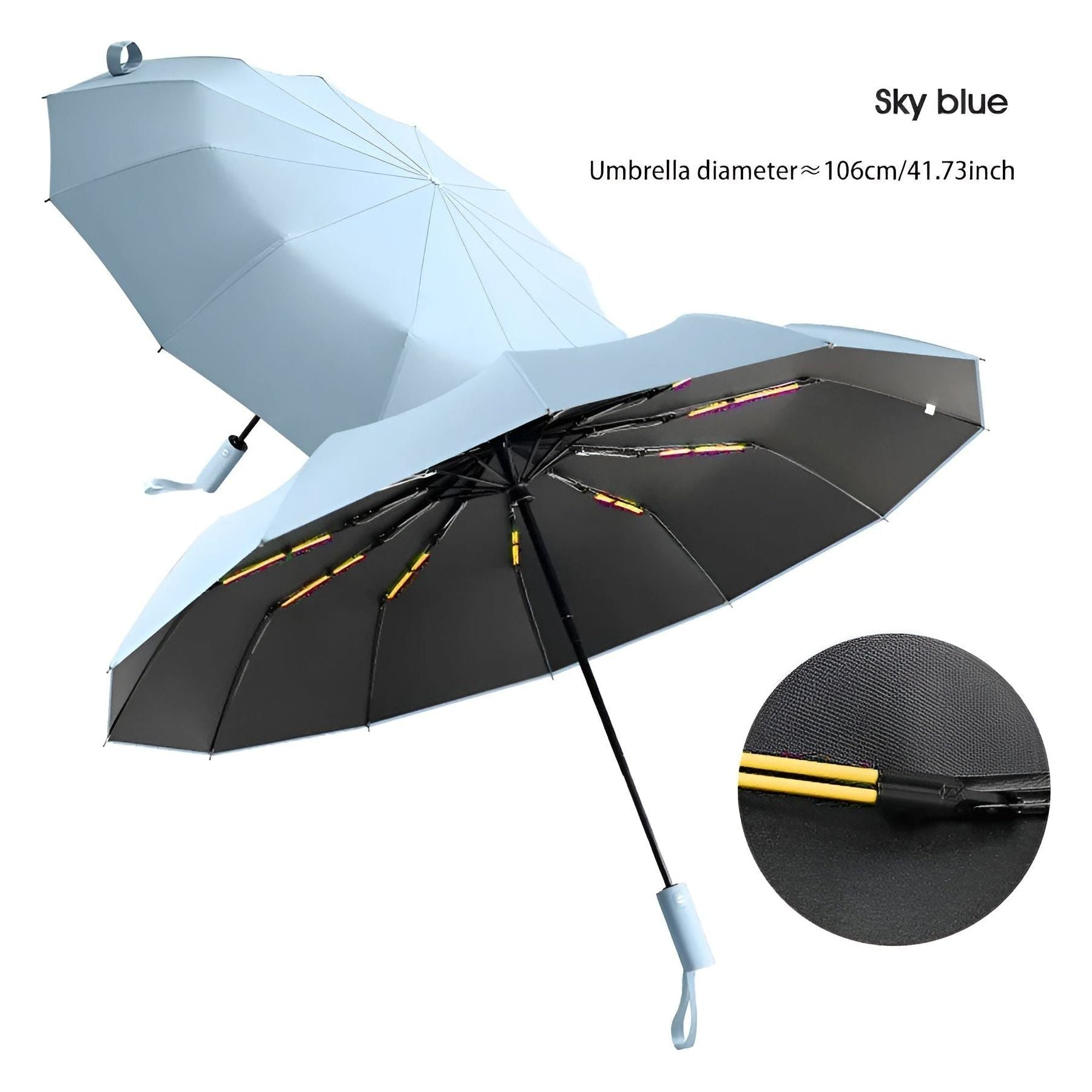 Robust Anti-UV Folding Umbrella - Weather-Resistant Compact Umbrella for Travel & Outdoor Use