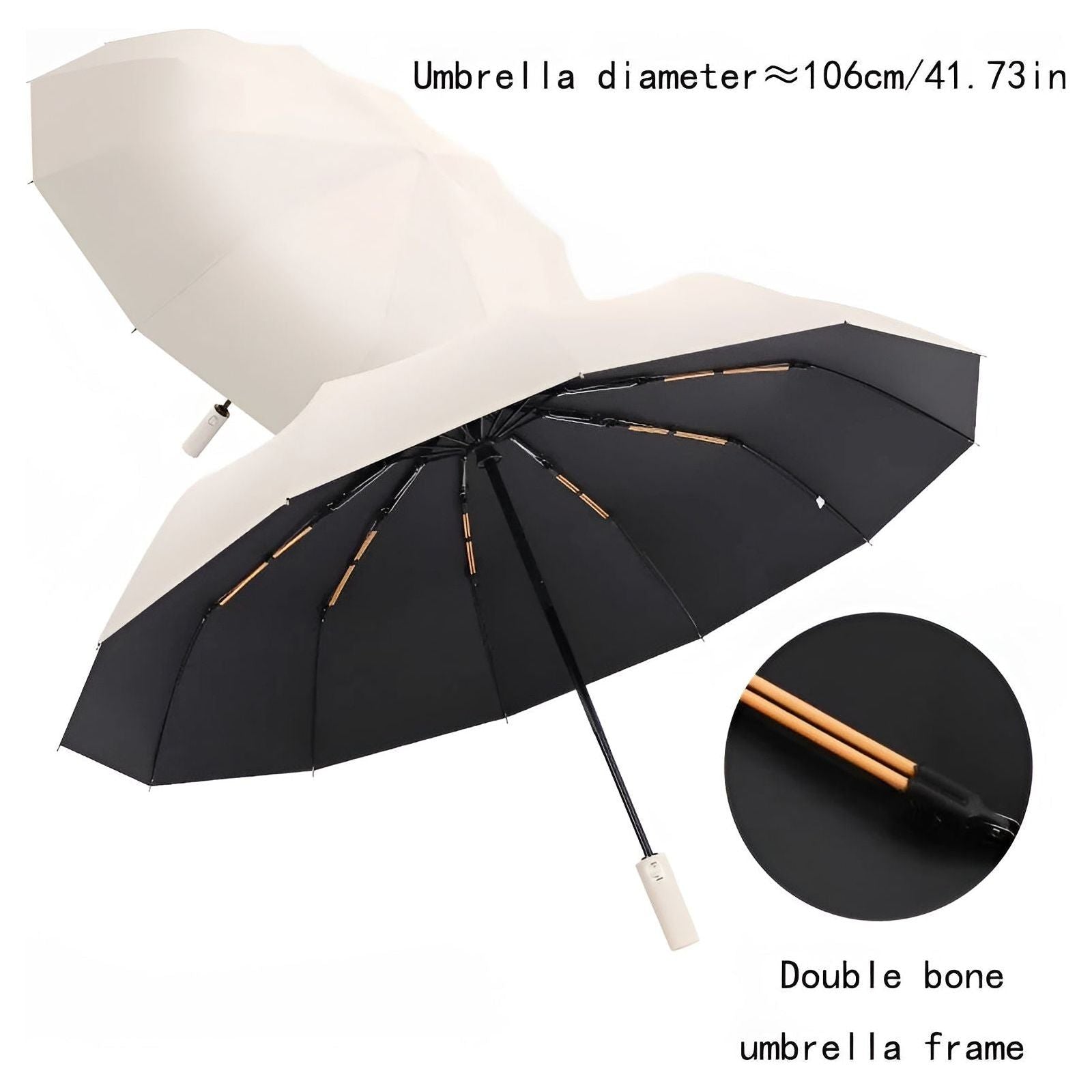 Robust Anti-UV Folding Umbrella - Weather-Resistant Compact Umbrella for Travel & Outdoor Use